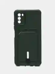 Тёмно-зелёный силиконовый чехол для Xiaomi POCO M3 (Сяоми Поко М3)