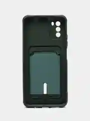 Тёмно-зелёный силиконовый чехол для Xiaomi POCO M3 (Сяоми Поко М3)