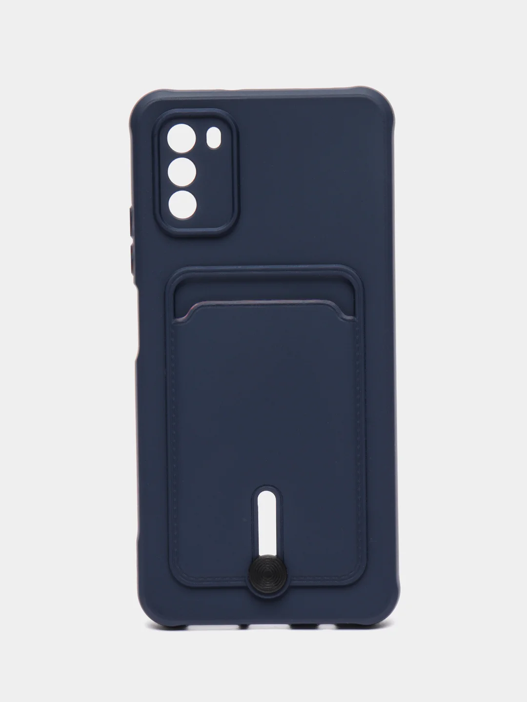Темно-синий силиконовый чехол для Xiaomi POCO M3 (Сяоми Поко М3)