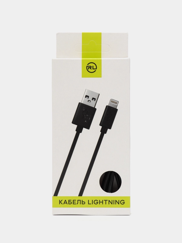 Кабель Usb 2.0-Lightning, 1 м, Red Line, для подключения iPhone (iPad)