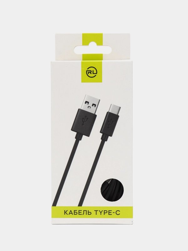 Кабель Usb 2.0 Am-typec, 1 м, Red Line, для подключения портативных устройств 512610