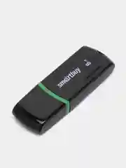 Флешка накопитель для компьютера 8 Gb, Smartbuy Paean, Usb 2.0, черный, 512772
