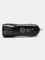 Зарядное устройство, автомобильное Red Line Ac-1a, 2 порта USB, выходной ток 1А, 453438