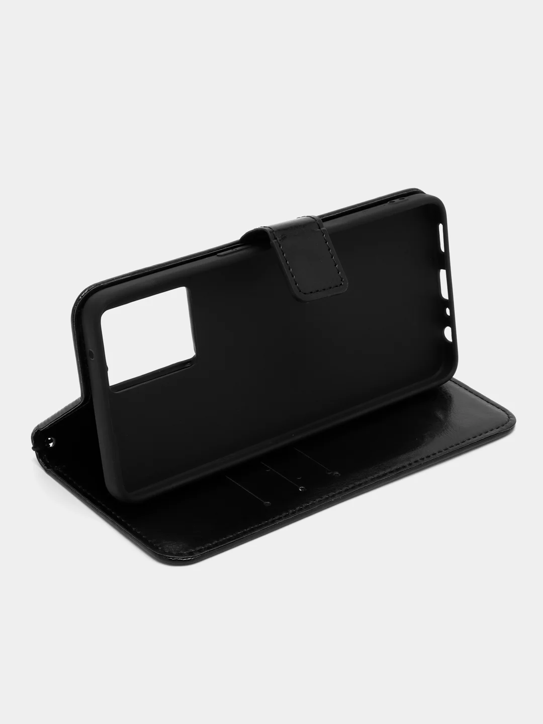 Багровый чехол-книжка с магнитной застежкой для Oppo Reno 7 4G / Reno 8 4G (Оппо Рено 7 / 8)
