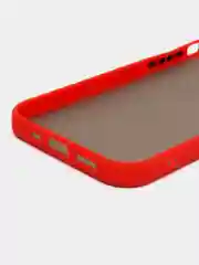 Красный чехол противоударный матовый для IPhone X/XS/XR/11/11 Pro/11 Pro max/12/12 Pro/12 Pro max