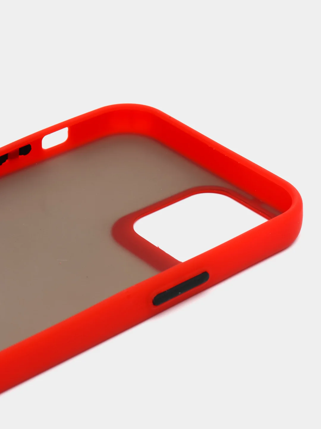 Красный чехол противоударный матовый для IPhone X/XS/XR/11/11 Pro/11 Pro max/12/12 Pro/12 Pro max