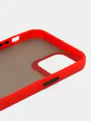 Красный чехол противоударный матовый для IPhone X/XS/XR/11/11 Pro/11 Pro max/12/12 Pro/12 Pro max