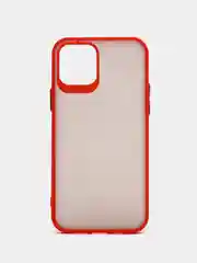 Красный чехол противоударный матовый для IPhone X/XS/XR/11/11 Pro/11 Pro max/12/12 Pro/12 Pro max