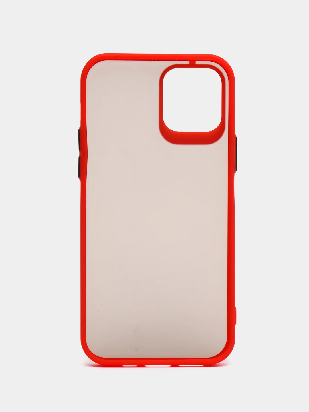 Красный чехол противоударный матовый для IPhone X/XS/XR/11/11 Pro/11 Pro max/12/12 Pro/12 Pro max