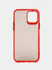 Красный чехол противоударный матовый для IPhone X/XS/XR/11/11 Pro/11 Pro max/12/12 Pro/12 Pro max