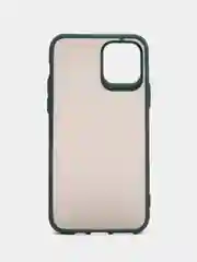 Зеленый чехол противоударный матовый для IPhone X/XS/XR/11/11 Pro/11 Pro max/12/12 Pro/12 Pro max