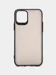 Черный чехол противоударный матовый для IPhone X/XS/XR/11/11 Pro/11 Pro max/12/12 Pro/12 Pro max