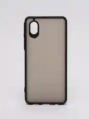 Черный чехол противоударный матовый для Samsung A01 Core, A10, A20/A30, A50, A70, M31, M21