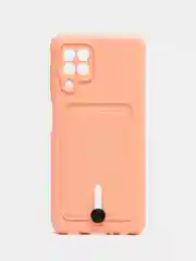 Пудровый чехол с карманом для Samsung Galaxy A22/ M22/ M32 4G (Самсунг  A22/ M22/ M32 4 джи)