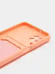 Пудровый чехол с карманом для Samsung Galaxy A22/ M22/ M32 4G (Самсунг  A22/ M22/ M32 4 джи)