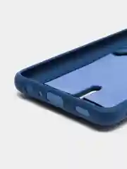 Синий чехол с карманом для Samsung Galaxy A22/ M22/ M32 4G (Самсунг  A22/ M22/ M32 4 джи)