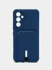 Синий чехол Samsung Galaxy A54 5G (Самсунг Галакси А54 5Ж) силиконовый, противоударный