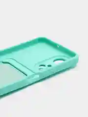 Мятный силиконовый чехол для Huawei Honor X7, Хуавэй Хонор X7, защита камеры