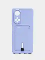 Аметистовый силиконовый чехол для Huawei Honor X7, Хуавэй Хонор X7, защита камеры