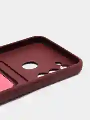 Тёмно-бордовый чехол силиконовый для Tecno Spark 8C/Go 2022 (Техно Спарк 8C/Go 2022)