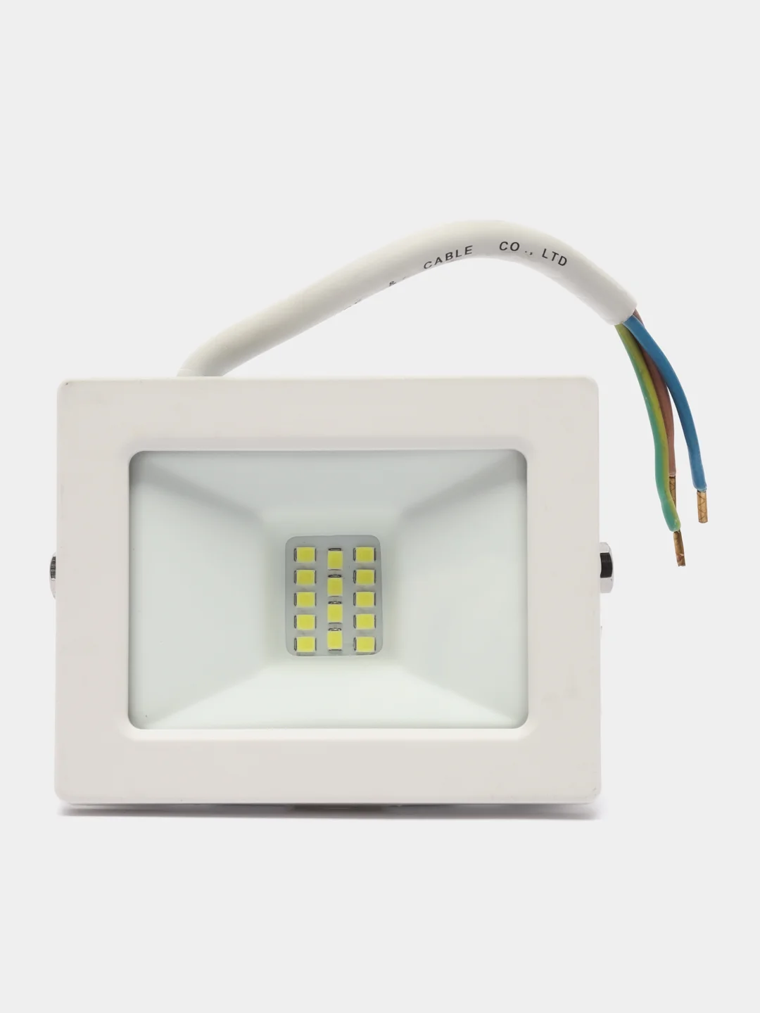 Прожектор светодиодный 2835SMD, 20W 6400K AC220V/50Hz IP65, белый, 55071