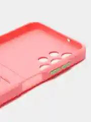 Пудровый чехол силиконовый на Samsung Galaxy A13 4G (Самсунг Галакси А13), с защитой камеры