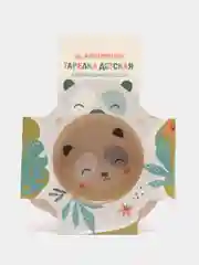 Бежевый тарелка детская, антискользящая, для кормления