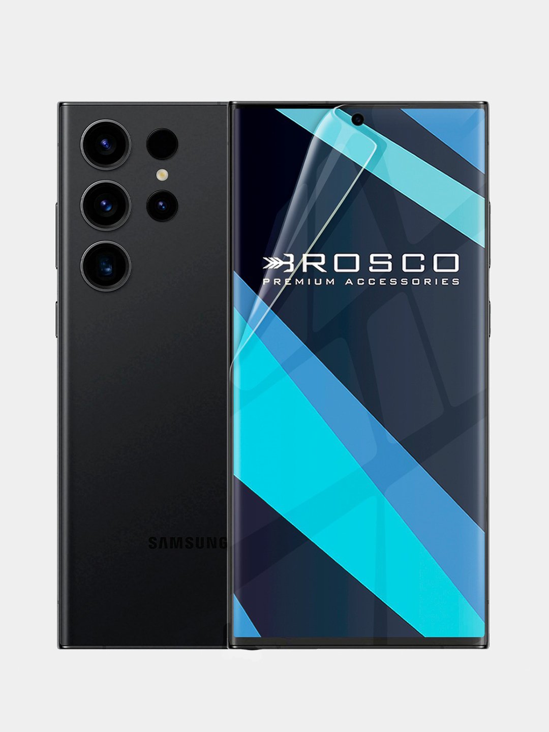 Плёнка для Samsung Galaxy S23 Ultra защитная ROSCO, гидрогелевая прозрачная  купить по цене 199 ₽ в интернет-магазине KazanExpress