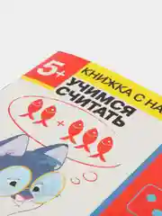 Учимся считать. Рабочая тетрадь+наклейки. Дошкольное развитие 5 лет