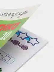 Рабочая тетрадь с наклейками 5+. Математика. Считаем до 20