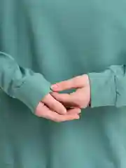 Оливковый толстовка худи свитшот  женский