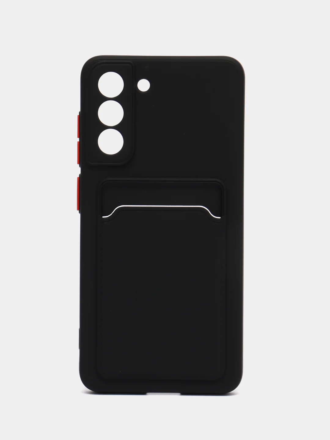 Черный чехол для Samsung Galaxy S21 FE, S21FE (Самсунг Галакси С21 ФЕ, С21ФЕ), силиконовый