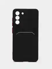 Черный чехол для Samsung Galaxy S21 FE, S21FE (Самсунг Галакси С21 ФЕ, С21ФЕ), силиконовый