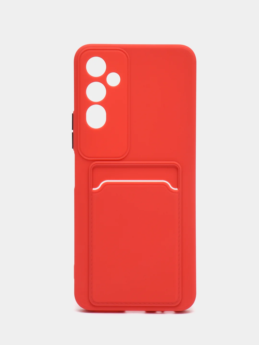 Коралловый силиконовый чехол для Tecno Pova 4, Пова 4, c отсеком для карт, прозрачный