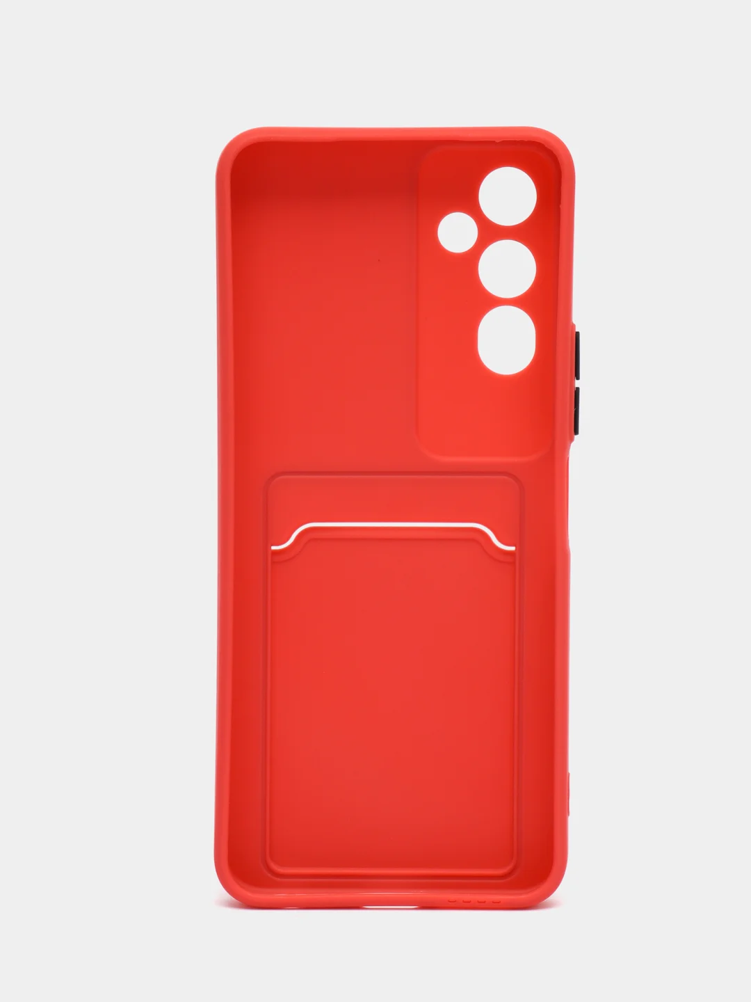 Коралловый силиконовый чехол для Tecno Pova 4, Пова 4, c отсеком для карт, прозрачный