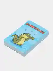 Синий настольная карточная игра "Крокодил"