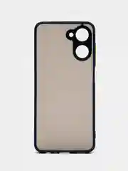 Лесной зеленый чехол для Realme 10, Реалми 10, пластиковый, матовый, с цветными кнопками