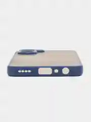 Лесной зеленый чехол для Realme 10, Реалми 10, пластиковый, матовый, с цветными кнопками