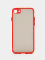 Красный apple iPhone 7 / 8 / SE 2020 чехол матовый с цветными кнопками