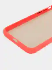 Красный apple iPhone 7 / 8 / SE 2020 чехол матовый с цветными кнопками