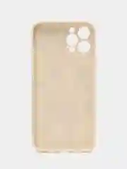 Бежевый чехол с принтом на Apple iPhone 12 pro max