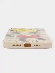 Бежевый чехол с принтом на Apple iPhone 12 pro max