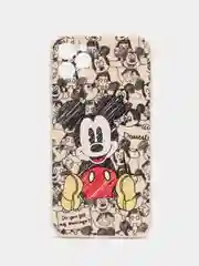 Белый чехол с принтом на iPhone 11 pro max