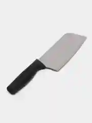 Серебряный нож топорик, кухонный, нержавеющая сталь