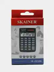 Черный калькулятор SKAINER SK-108X карманный
