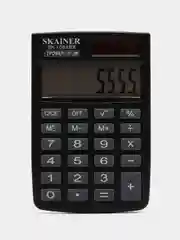 Черный калькулятор SKAINER SK-108X карманный