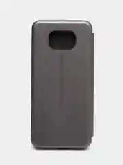 Серебряный чехол Book Case для Xiaomi POCO X3