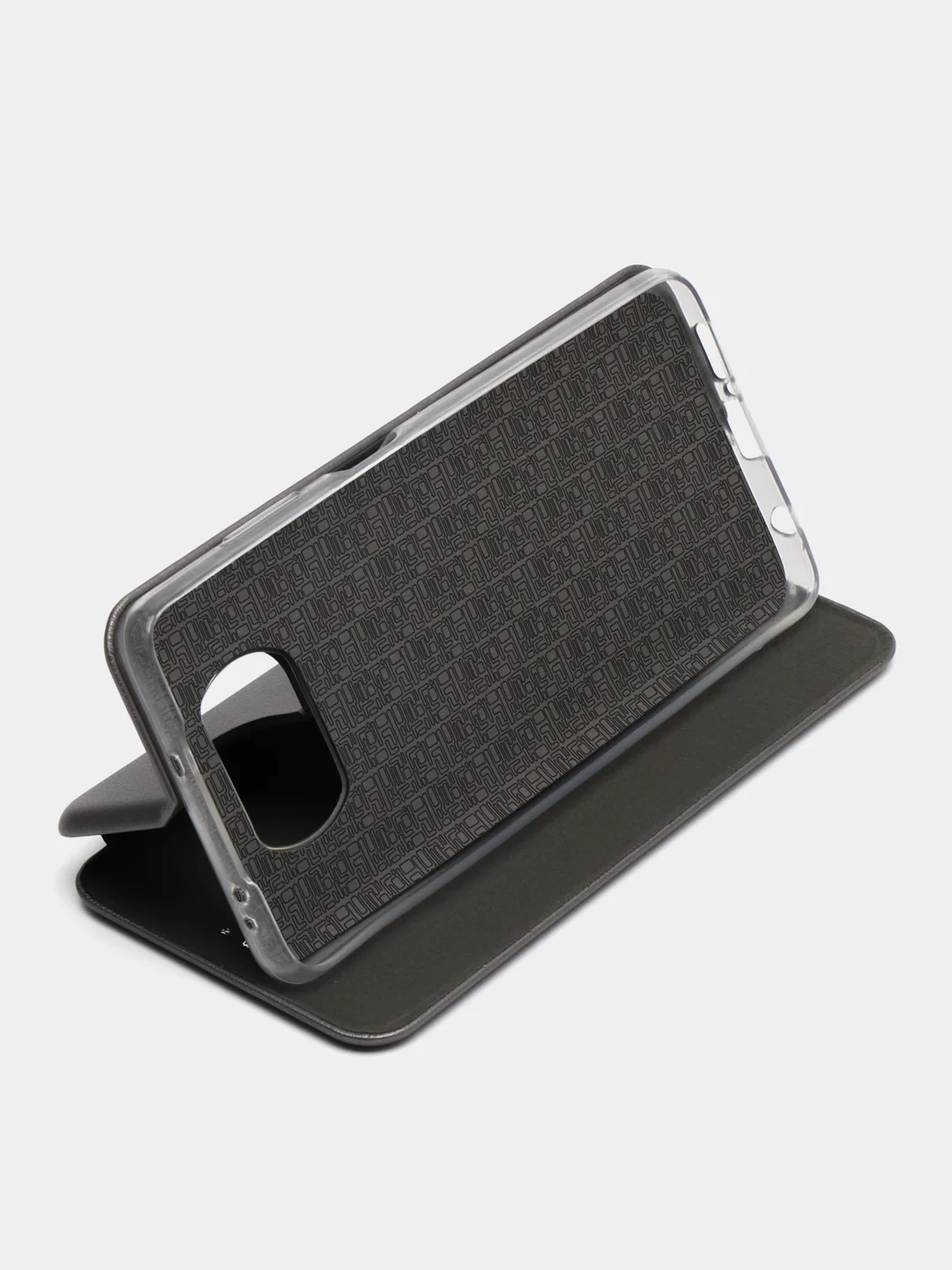 Серебряный чехол Book Case для Xiaomi POCO X3