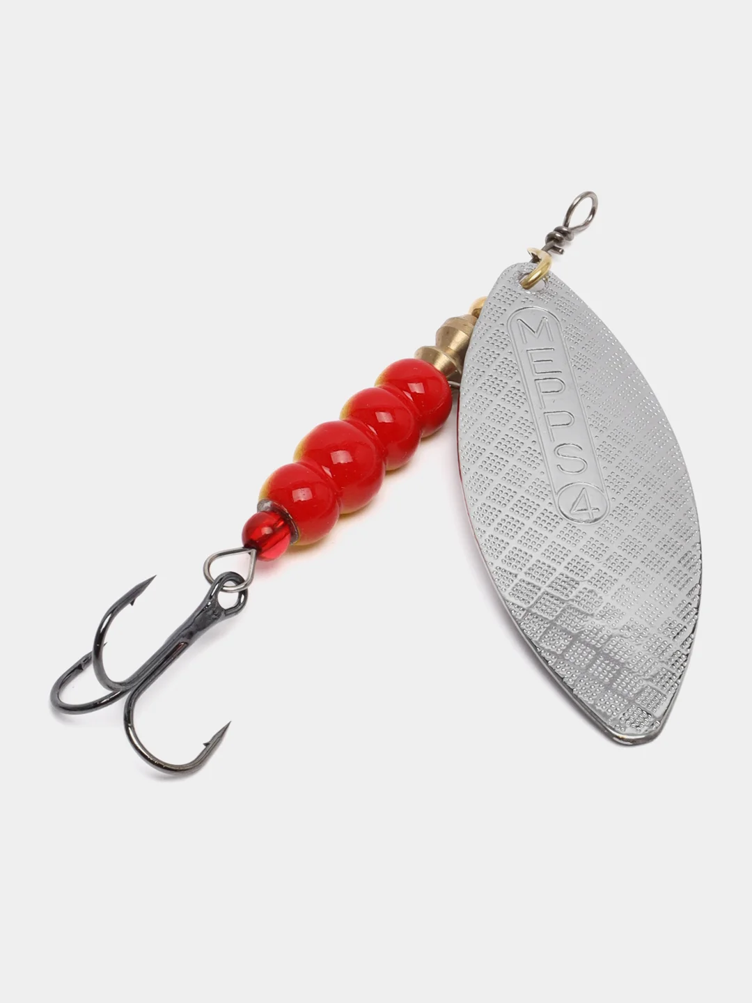 Серебряный блесна вращающаяся в расцветках Aglia Long Silver, на спиннинг, летняя, рыболовная