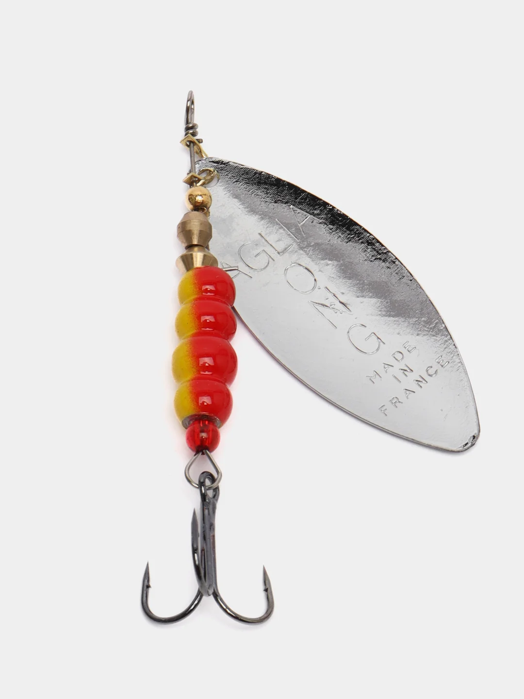 Серебряный блесна вращающаяся в расцветках Aglia Long Silver, на спиннинг, летняя, рыболовная